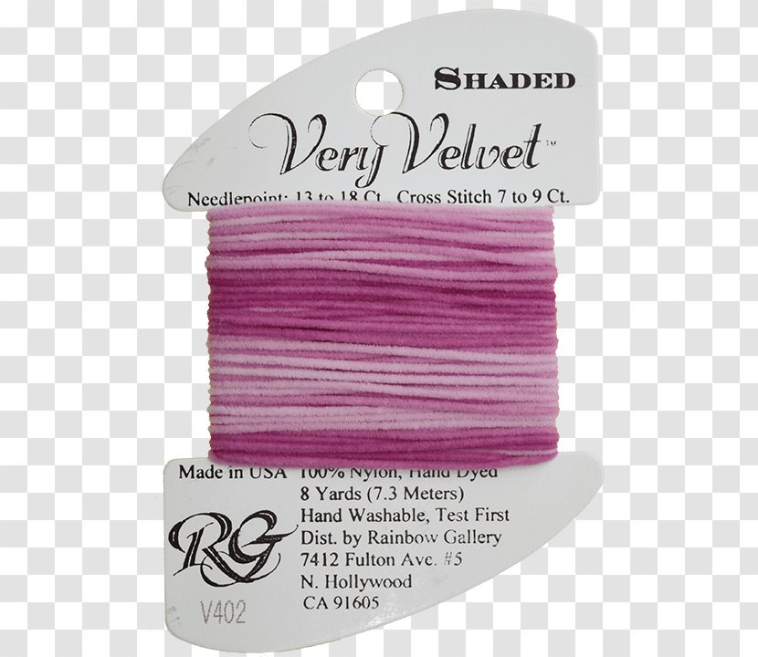 Textile Needlepoint Yarn Velvet Product - Magenta Transparent PNG