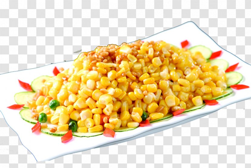 Vegetarian Cuisine Succotash Congee Pine Nut Vegetable - Food - Corn Transparent PNG