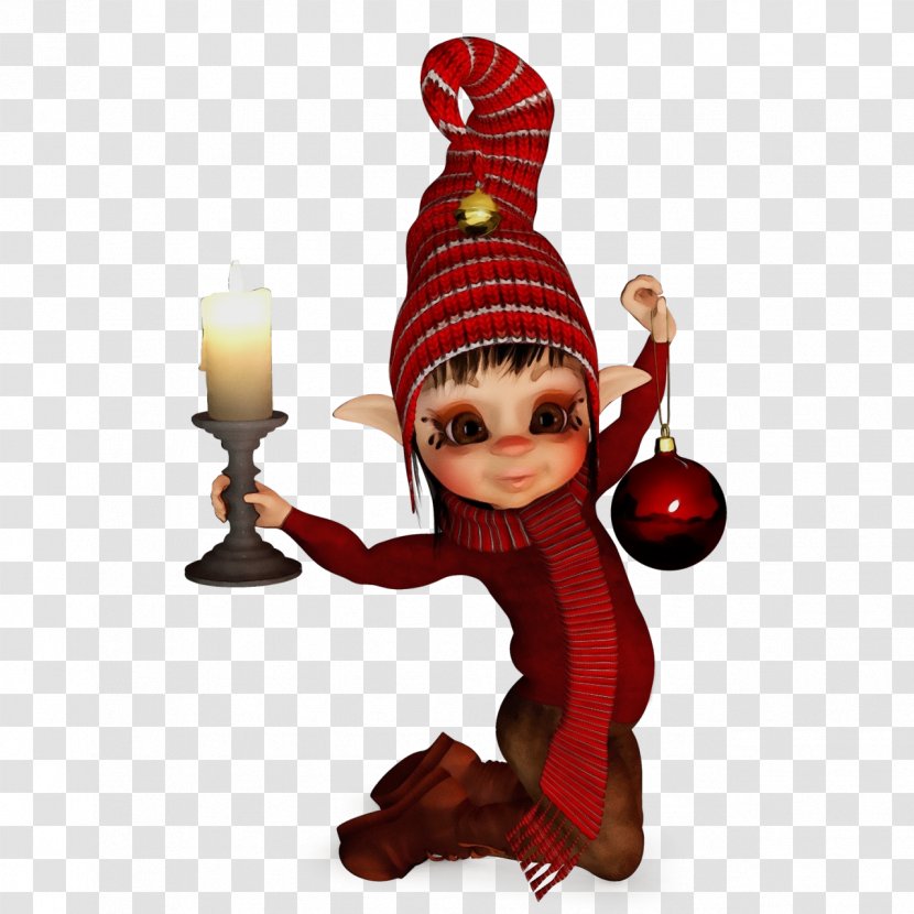 Christmas Ornament - Candle Holder Figurine Transparent PNG