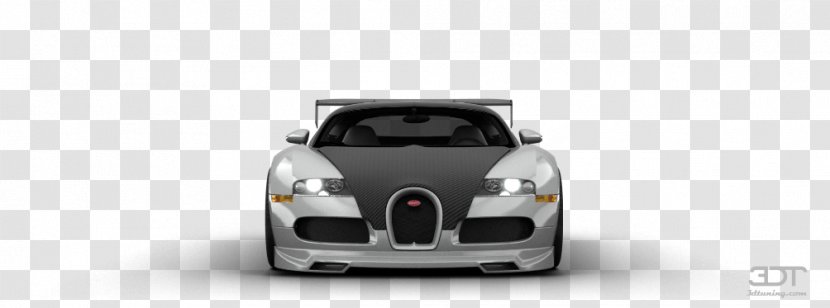 Bumper Car Motor Vehicle Automotive Design - Headlamp - Bugatti Veyron Transparent PNG