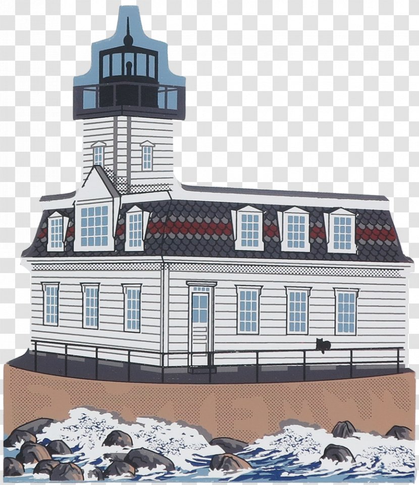 Rose Island Light Narragansett Bay Lighthouse Cat Meow - Facade Transparent PNG