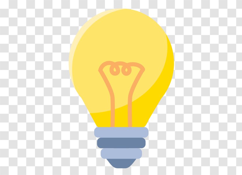 Incandescent Light Bulb Lamp Lighting - Yellow - Viber Transparent PNG