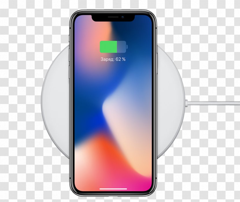 IPhone X Apple 8 Plus AC Adapter Inductive Charging Qi - Iphone - Supermarket Promotion Transparent PNG