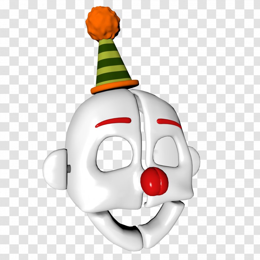 Five Nights At Freddy's: Sister Location Mask Headgear Jump Scare - Nose - Sleep Transparent PNG