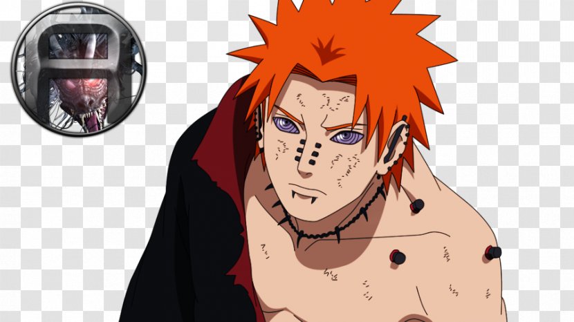 Pain Yahiko Ache Konan Rendering - Cartoon - No Transparent PNG