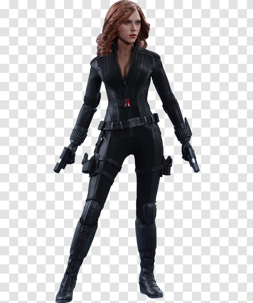 Scarlett Johansson Black Widow Captain America: Civil War Hot Toys Limited - 16 Scale Modeling Transparent PNG