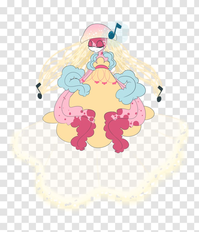 Character Pink M Clip Art - Fictional - Cartoon Jellyfish Transparent PNG