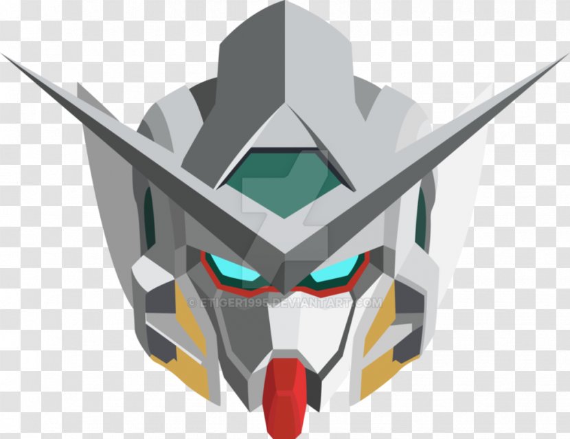 GN-001 Gundam Exia T-shirt DeviantArt - Heart - Unicorn Head Transparent PNG