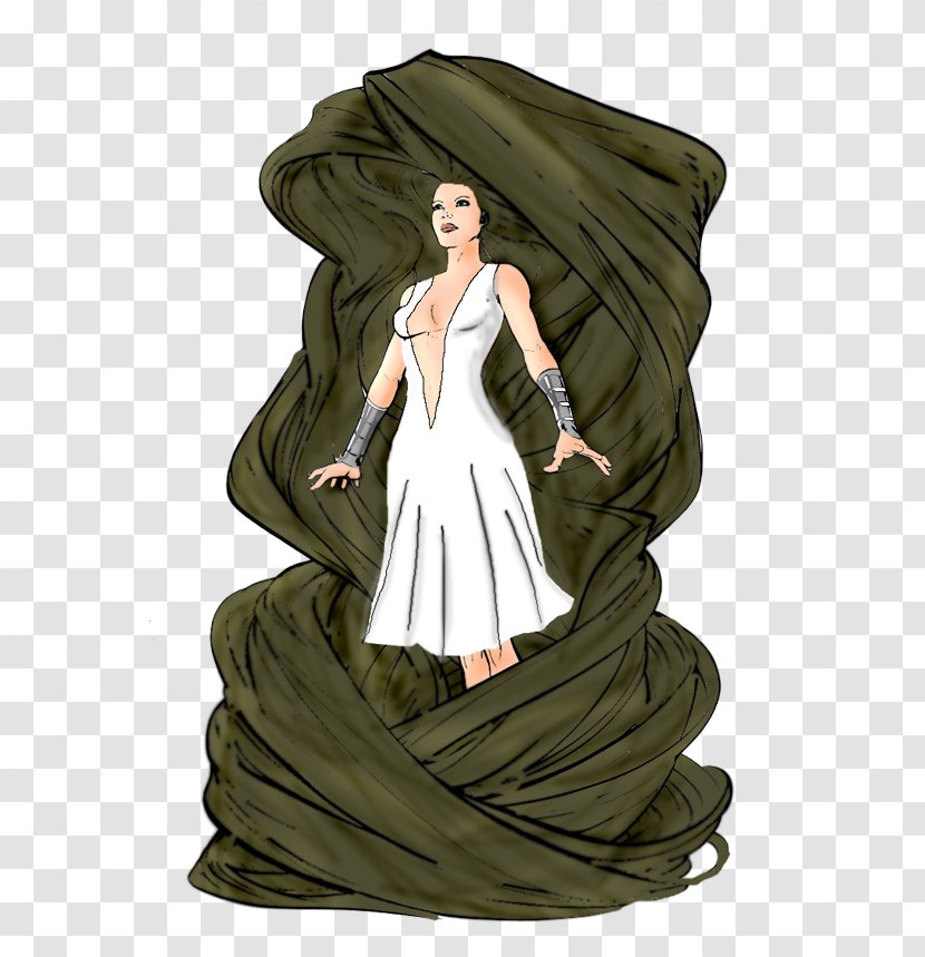 Costume Design Gown Illustration Fiction - Frame - Atractive Transparent PNG