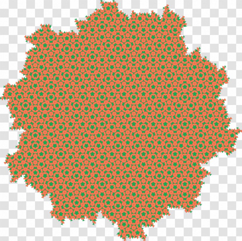 Penrose Tiling Symmetry Tessellation Quasicrystal Mathematics - Roger Transparent PNG