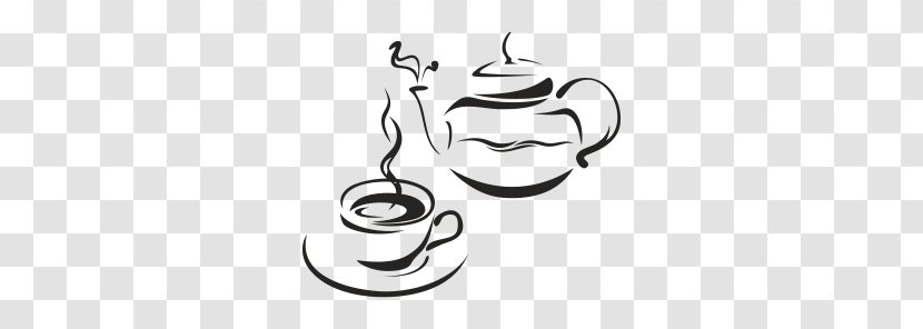 Coffee Cup Teapot Drawing Transparent PNG