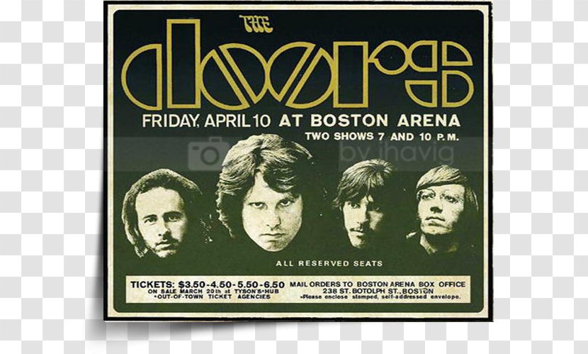 Live In Boston The Doors Album New York - Flower - Jim Morrison Transparent PNG