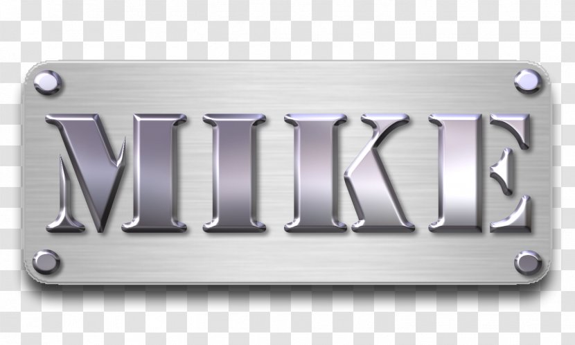 Vehicle License Plates Metal Material - Name Plate Transparent PNG