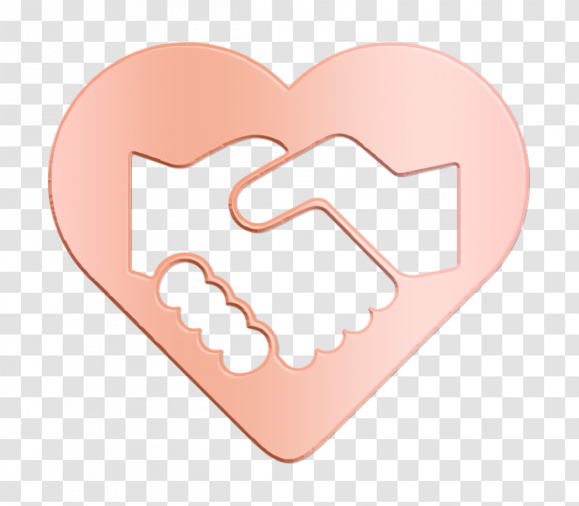 Handshake Icon Heart Icon Gestures Icon Transparent PNG