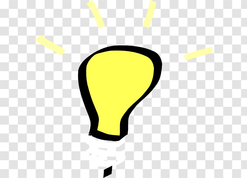 Clip Art - Drawing - Light Bulb Transparent PNG