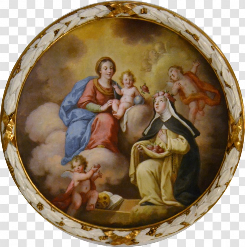 Saint Santa Rosa De Lima Church Medallion Fresco - Museum - Corona Celestial Transparent PNG