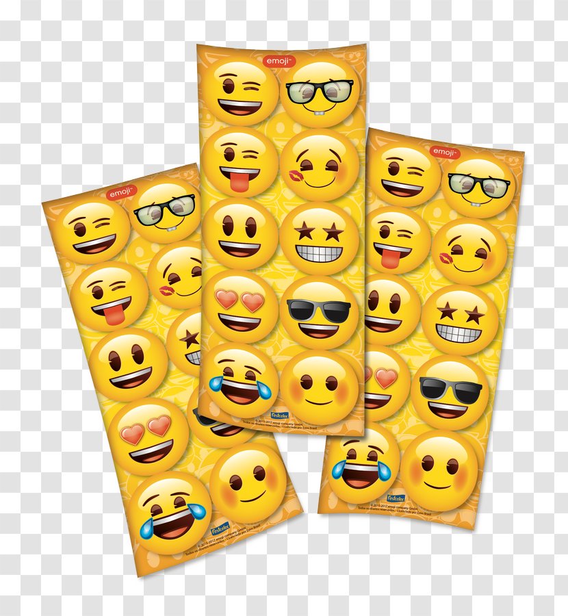 Emoji Paper Party Birthday Convite Transparent PNG