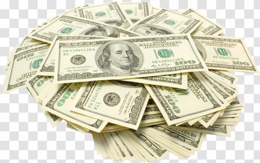 Money Banknote United States Dollar Finance - One Hundreddollar Bill Transparent PNG