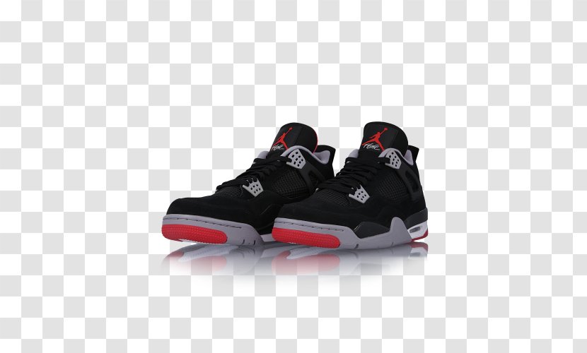 Sports Shoes Air Jordan 4 Retro Black // Cement Grey 308497 089 Basketball Shoe - All 123 Transparent PNG
