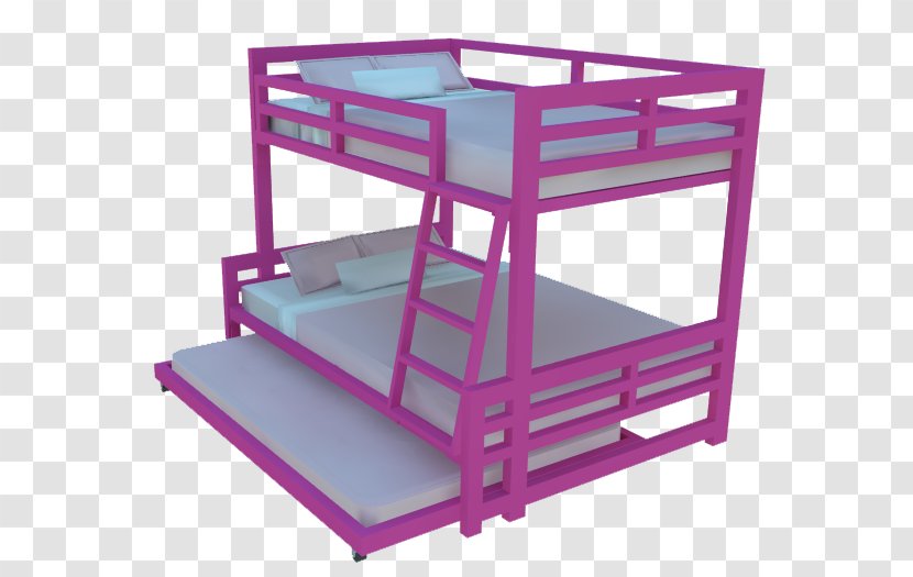 Bed Frame Bunk Shelf - Furniture Transparent PNG