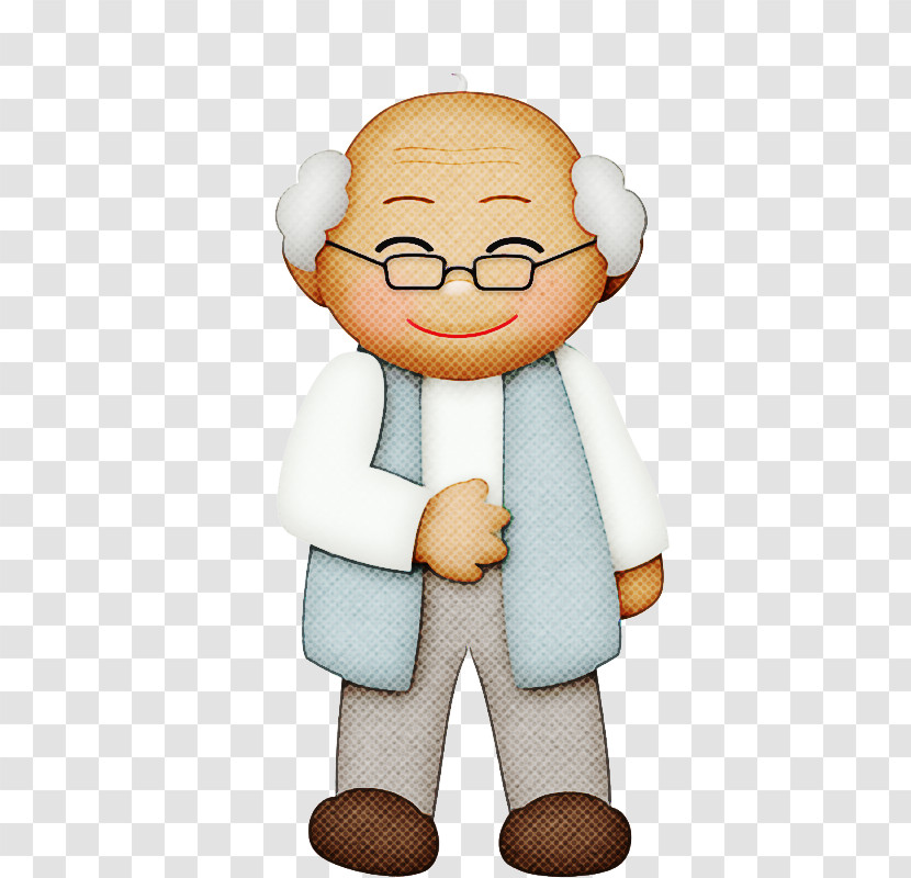 Cartoon Pleased Transparent PNG