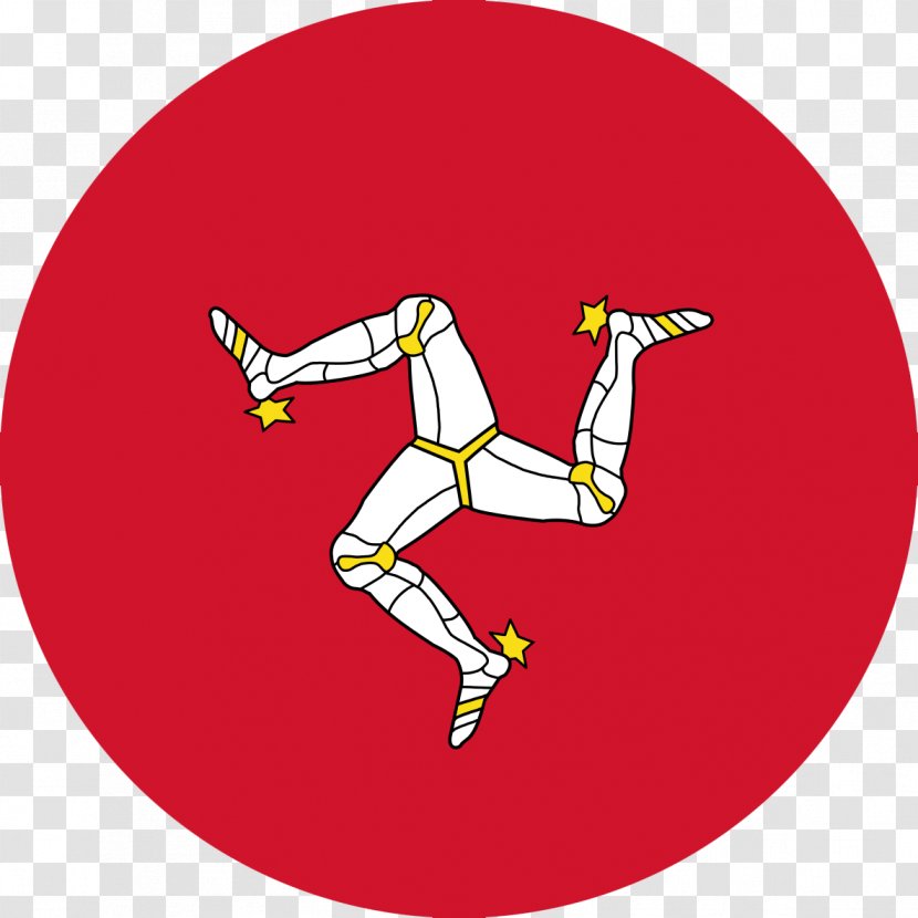 Flag Of The Isle Man National United Kingdom - Red - Software Test Transparent PNG