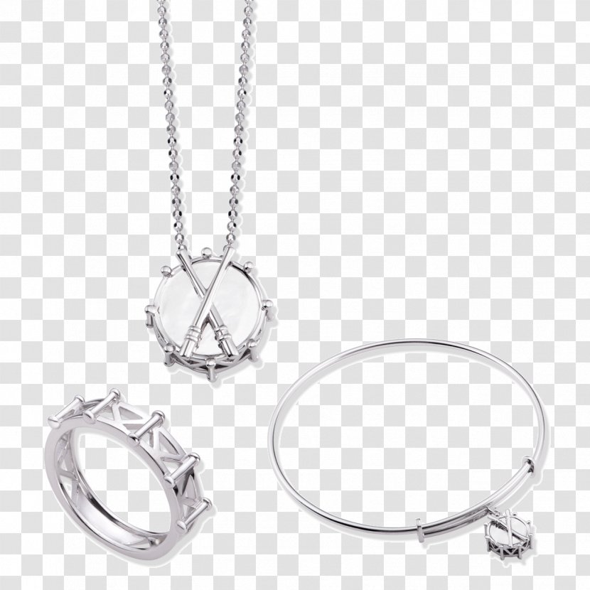 Locket Necklace Silver Body Jewellery - Trống đồng Transparent PNG