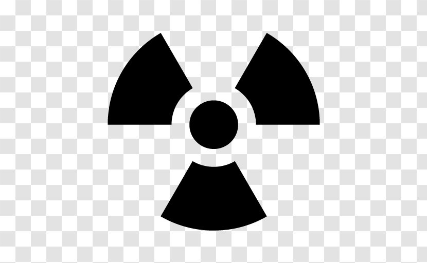 Radioactive Decay - Blackandwhite - Hazard Symbol Transparent PNG