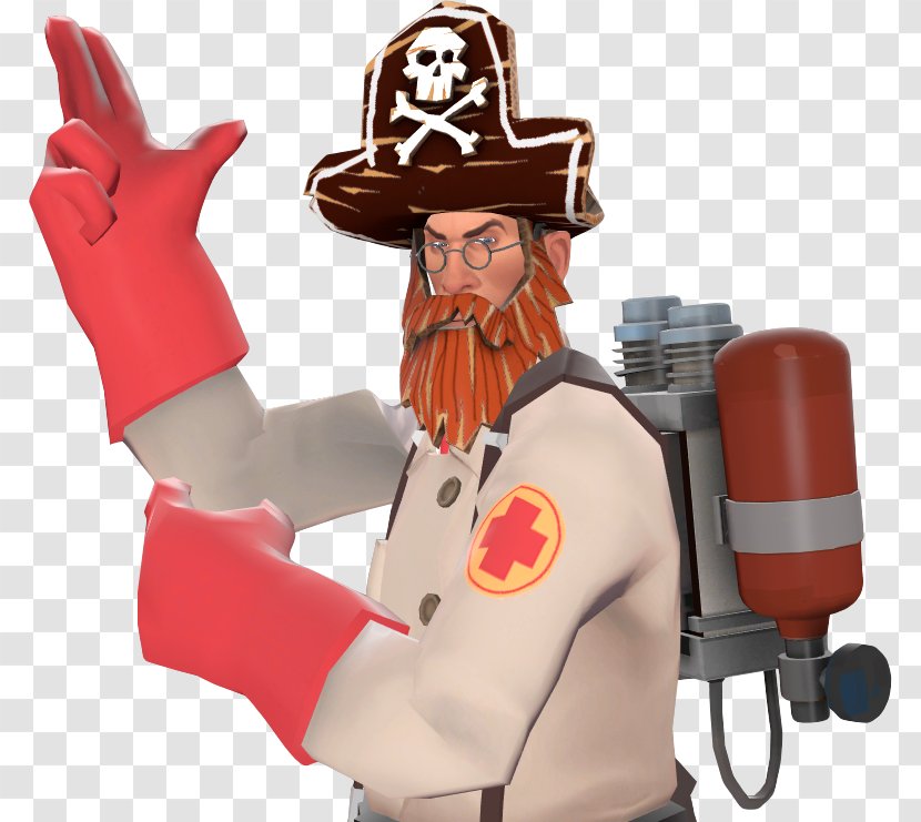 Team Fortress 2 Steam Cap'tain Captain Beard - Hat - Figurine Transparent PNG