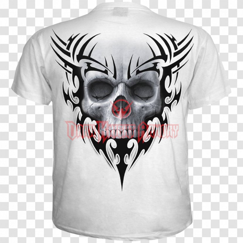 Human Skull Symbolism T-shirt Death Art - Silhouette Transparent PNG
