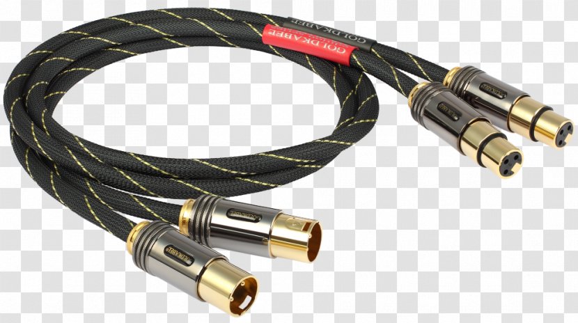 Coaxial Cable Speaker Wire XLR Connector Electrical High-end Audio - Signal - Rca Transparent PNG