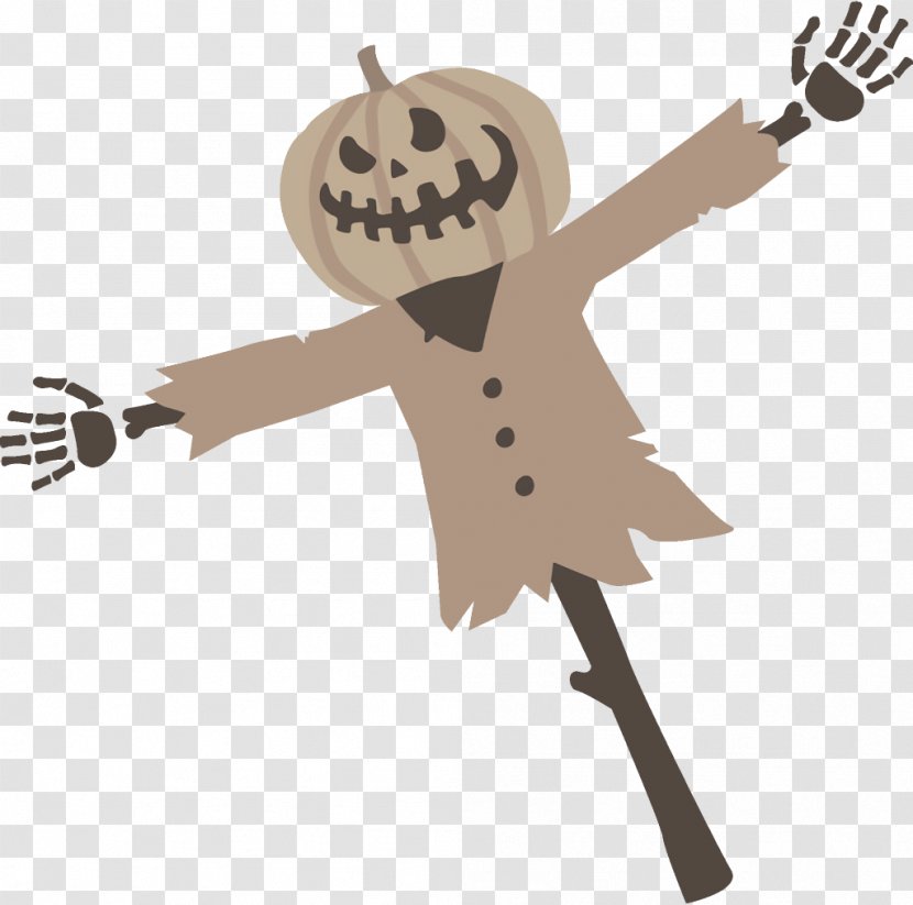 Scarecrow Jack-o-Lantern Halloween - Animation Cartoon Transparent PNG