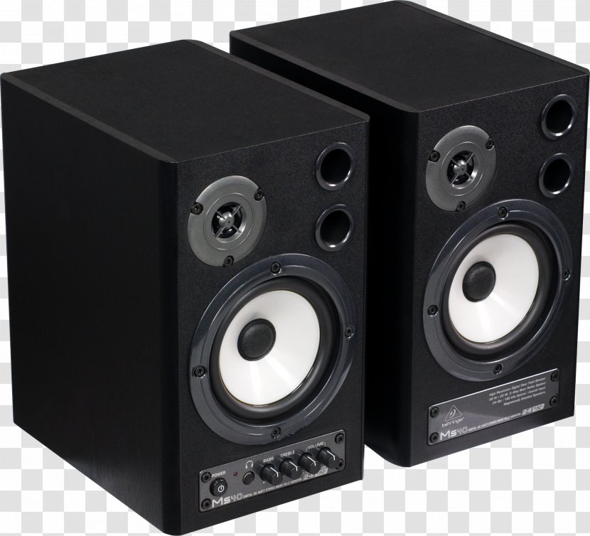 Studio Monitor Loudspeaker Audio Behringer Sound - Flower - Silhouette Transparent PNG