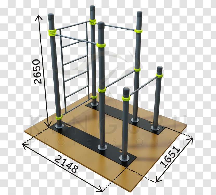 Calisthenics Outdoor Gym Street Workout Кенгуру.про Fitness Centre - Material - Parallel Bars Transparent PNG