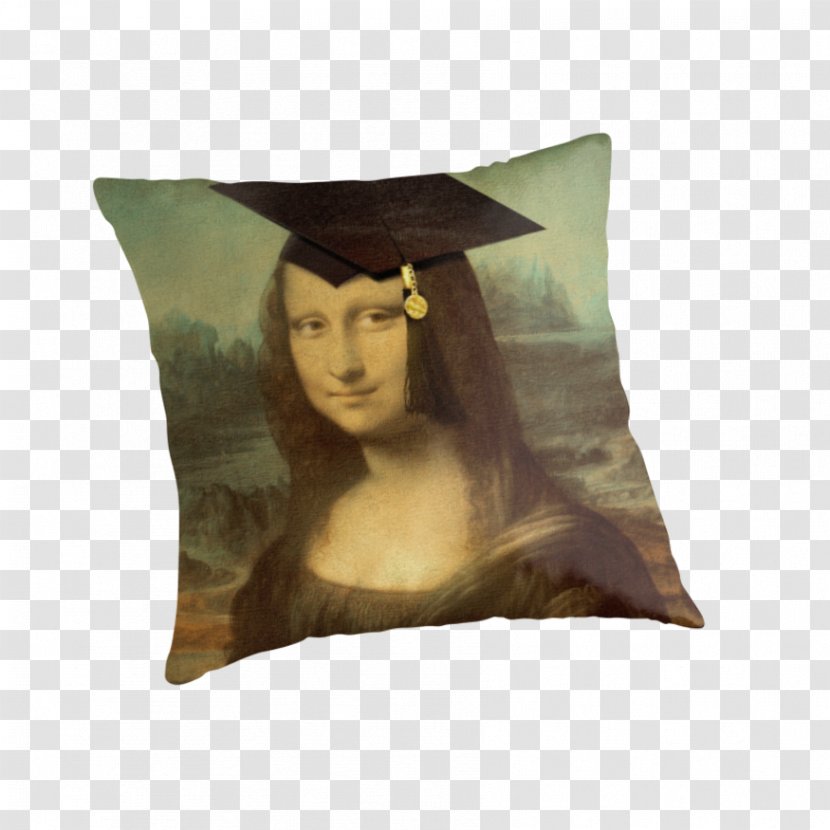 Mona Lisa Smile Throw Pillows Cushion Blanket - Leonardo Da Vinci Transparent PNG