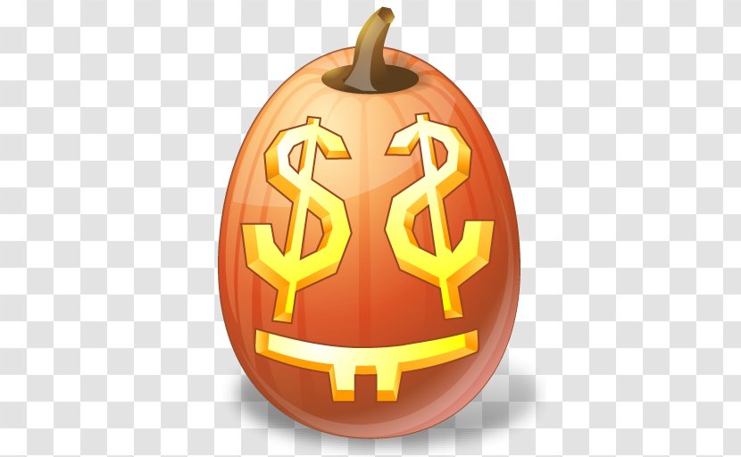 Pumpkin Jack-o-lantern Halloween Emoticon Icon - Pattern Transparent PNG