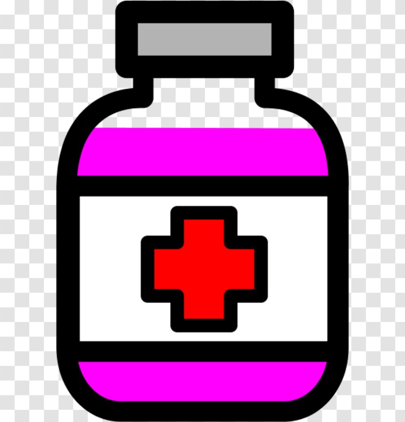 Pharmaceutical Drug Medicine Tablet Free Content Clip Art - Hospital - Pill Bottle Clipart Transparent PNG