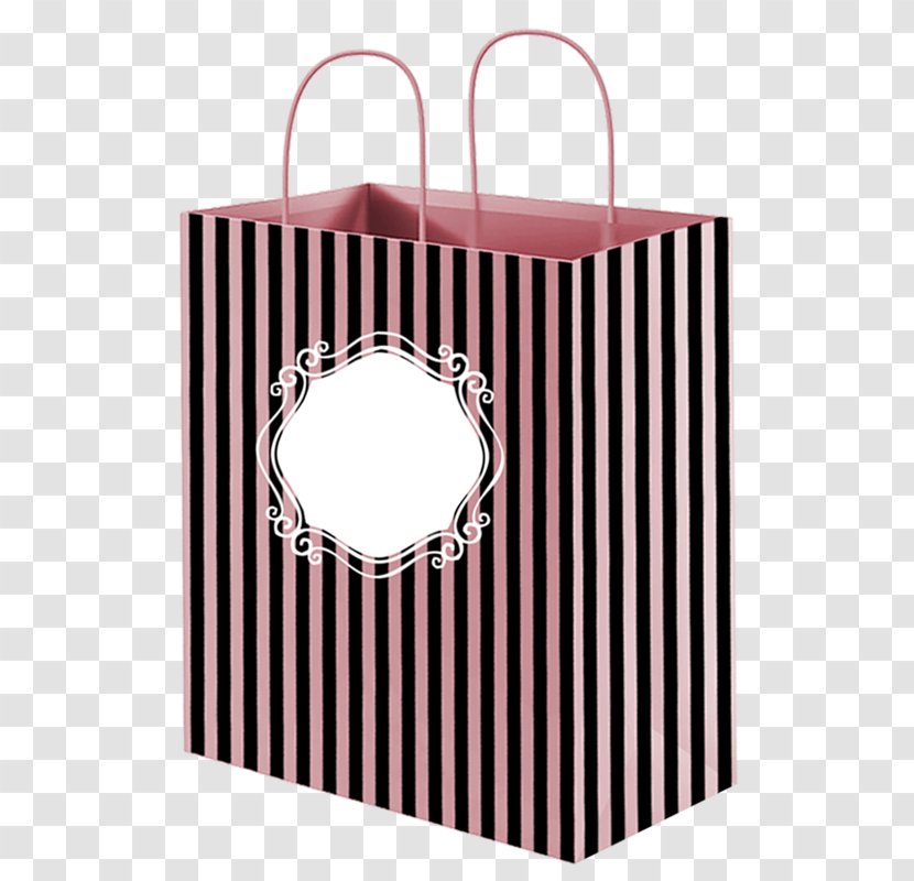 Gift Bag Box - Rectangle - Striped Paper Transparent PNG