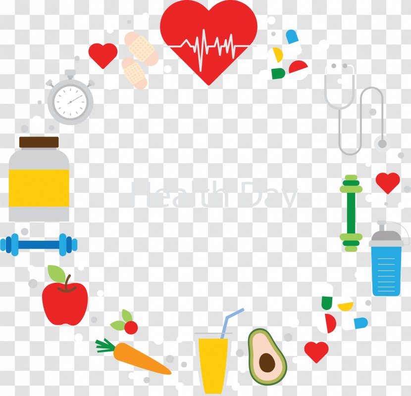 Health Nutrition Diabetes Mellitus Disease Medicine - Frame - Flat Healthy Day Decoration Transparent PNG