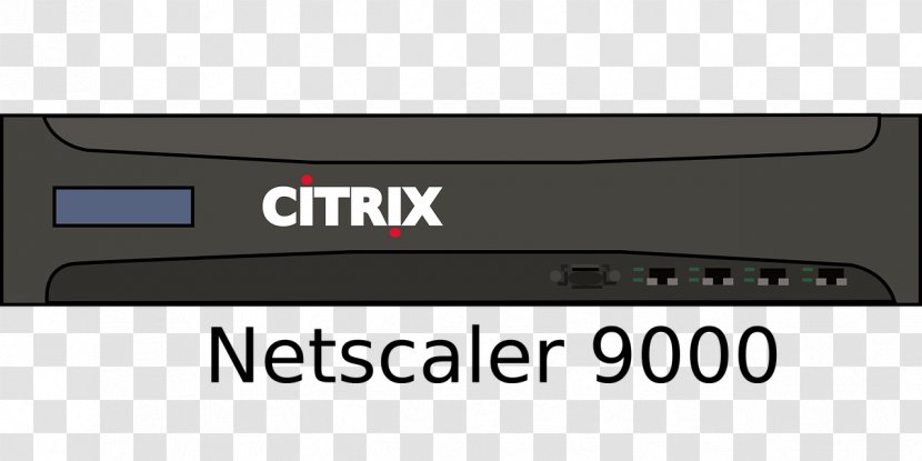 NetScaler Network Switch Router Citrix Systems Clip Art - Microsoft Visio - Black Server Transparent PNG