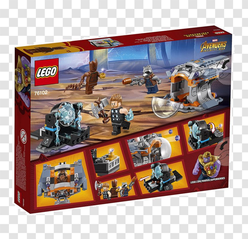 Lego Marvel Super Heroes Thor Marvel's Avengers Rocket Raccoon - Toy Block Transparent PNG