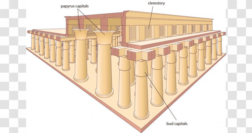 Karnak Great Hypostyle Hall Precinct Of Amun-Re Mortuary Temple Ancient Egypt Transparent PNG