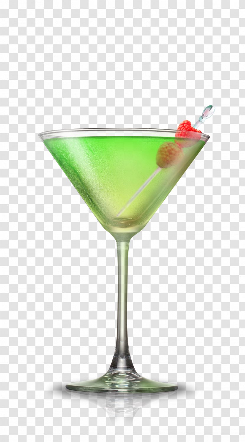 Martini Clover Club Cocktail Cosmopolitan Sidecar - Midori Transparent PNG