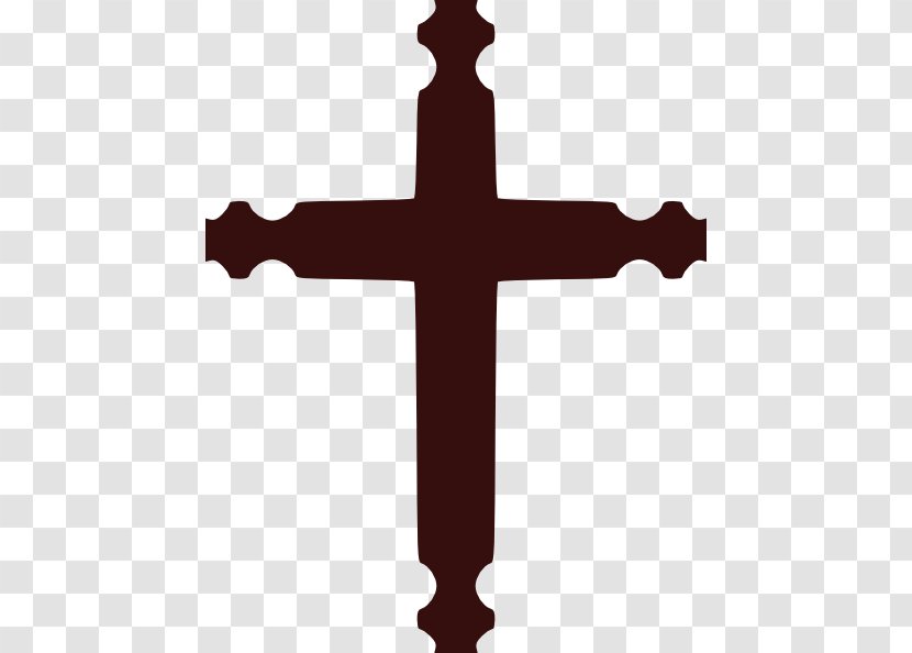Christian Cross Russian Orthodox Clip Art - Religious Item - Brown Cliparts Transparent PNG