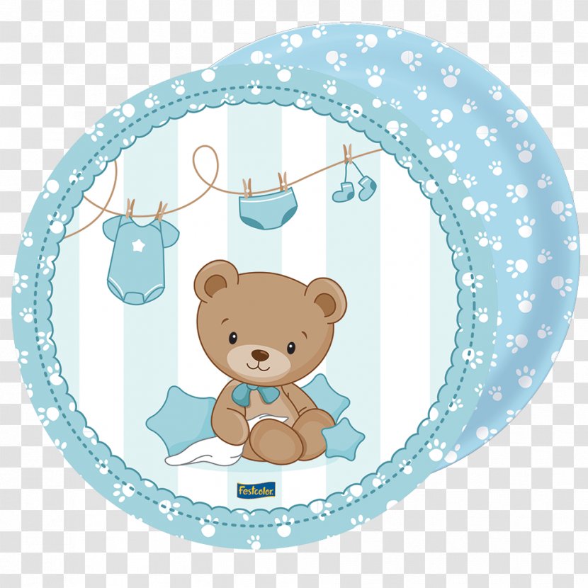 Baby Shower Party Dijos Doces Azul Brazilian Airlines Disposable - Tree Transparent PNG