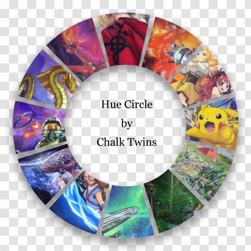 Color Wheel Drawing Fan Art - Internet Meme - Chalk Circle Transparent PNG