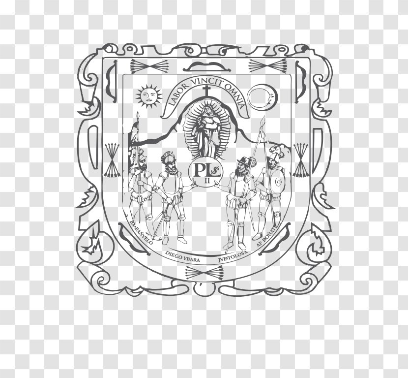 Escudo De Zacatecas Coat Of Arms Mexico Drawing Escutcheon - Shield - La Cultura Las Ciudades Transparent PNG