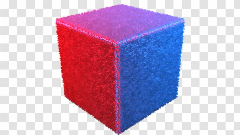 Cube Blender Square Bidirectional Scattering Distribution Function Red - Blue Transparent PNG