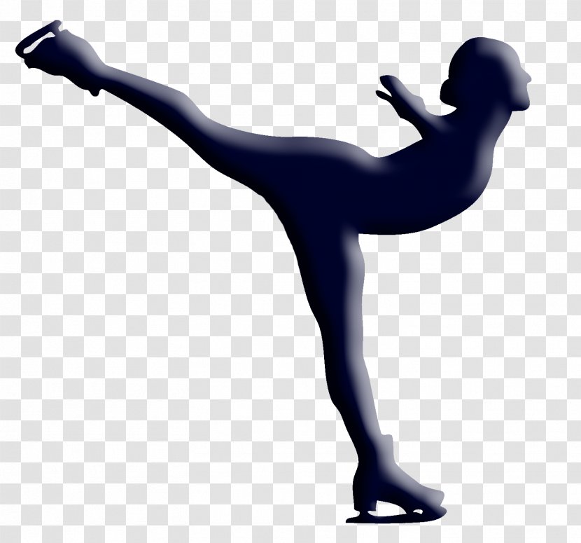 Winter Olympic Games Figure Skating Club Ice Silhouette - Flower - Skateboard Transparent PNG