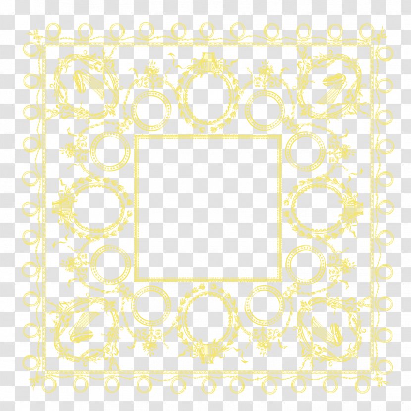 Paper Picture Frame Area Pattern - Square Elements Transparent PNG